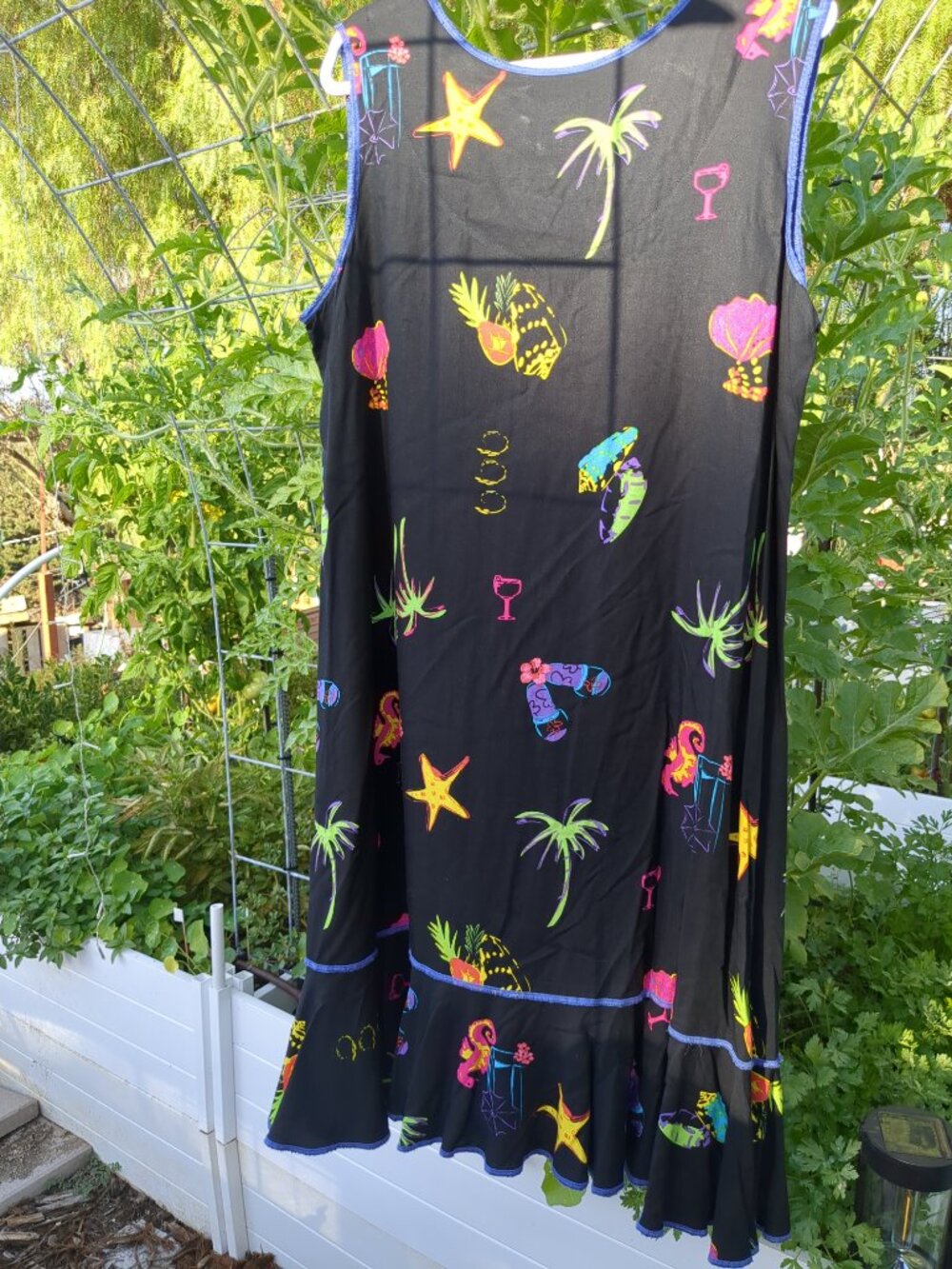 OS Beach Cover Up Dress Fun Animal Print - Picture 4 of 14